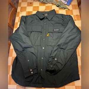 Columbia Men's Dark Green Shirt Jacket